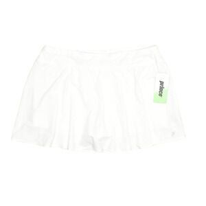 NEW Prince Women's Regular Size XL White Match Flounce Skort Tennis Skirt